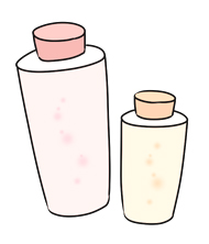 スキンケア用品を見直す